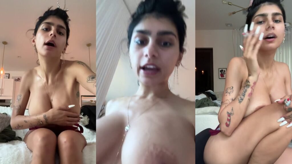 Mia Khalifa Smoking Titty Tease Video Leaked